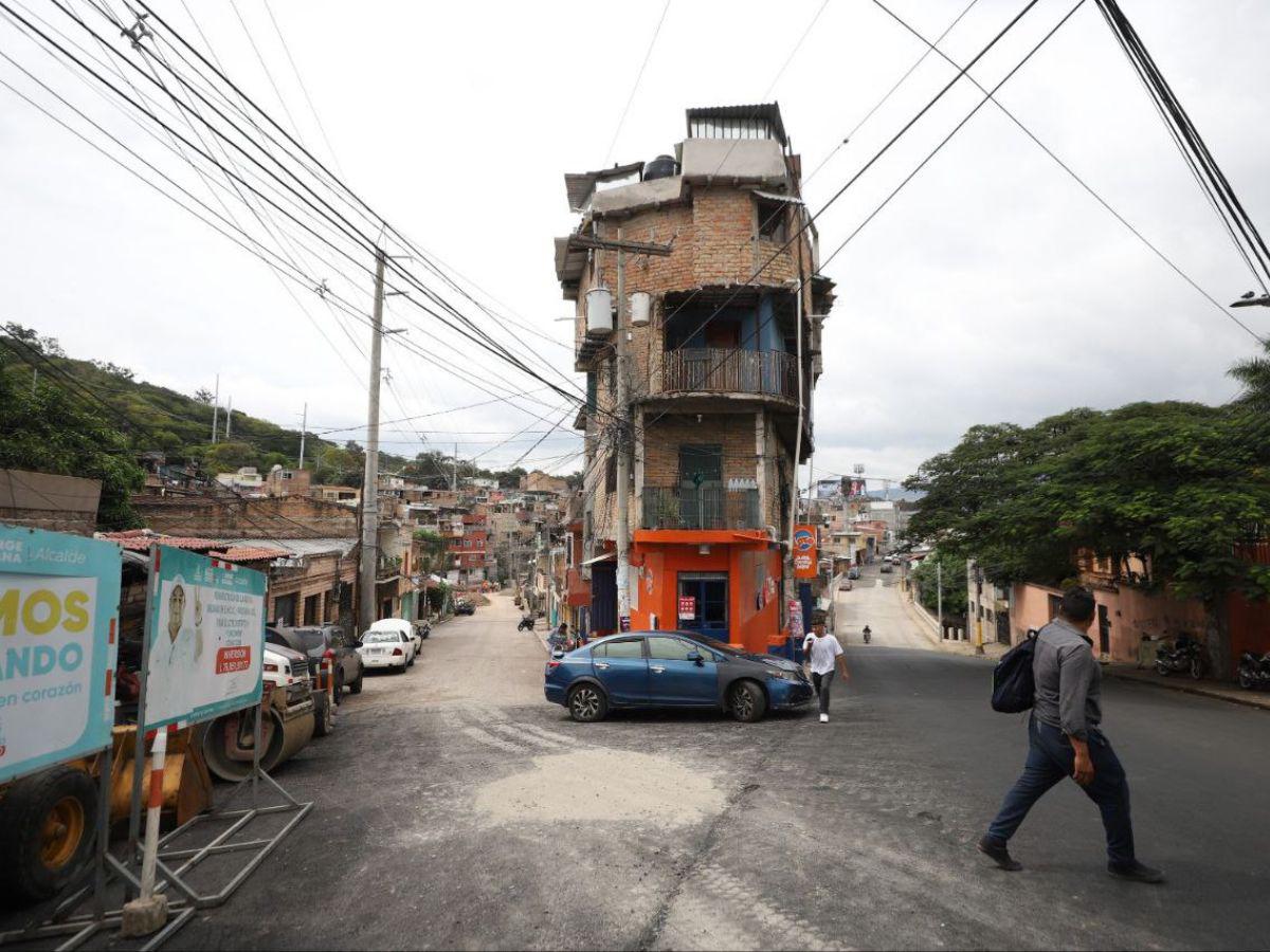 Avanzan las obras de mitigación en el sector Los Jucos del barrio Morazán