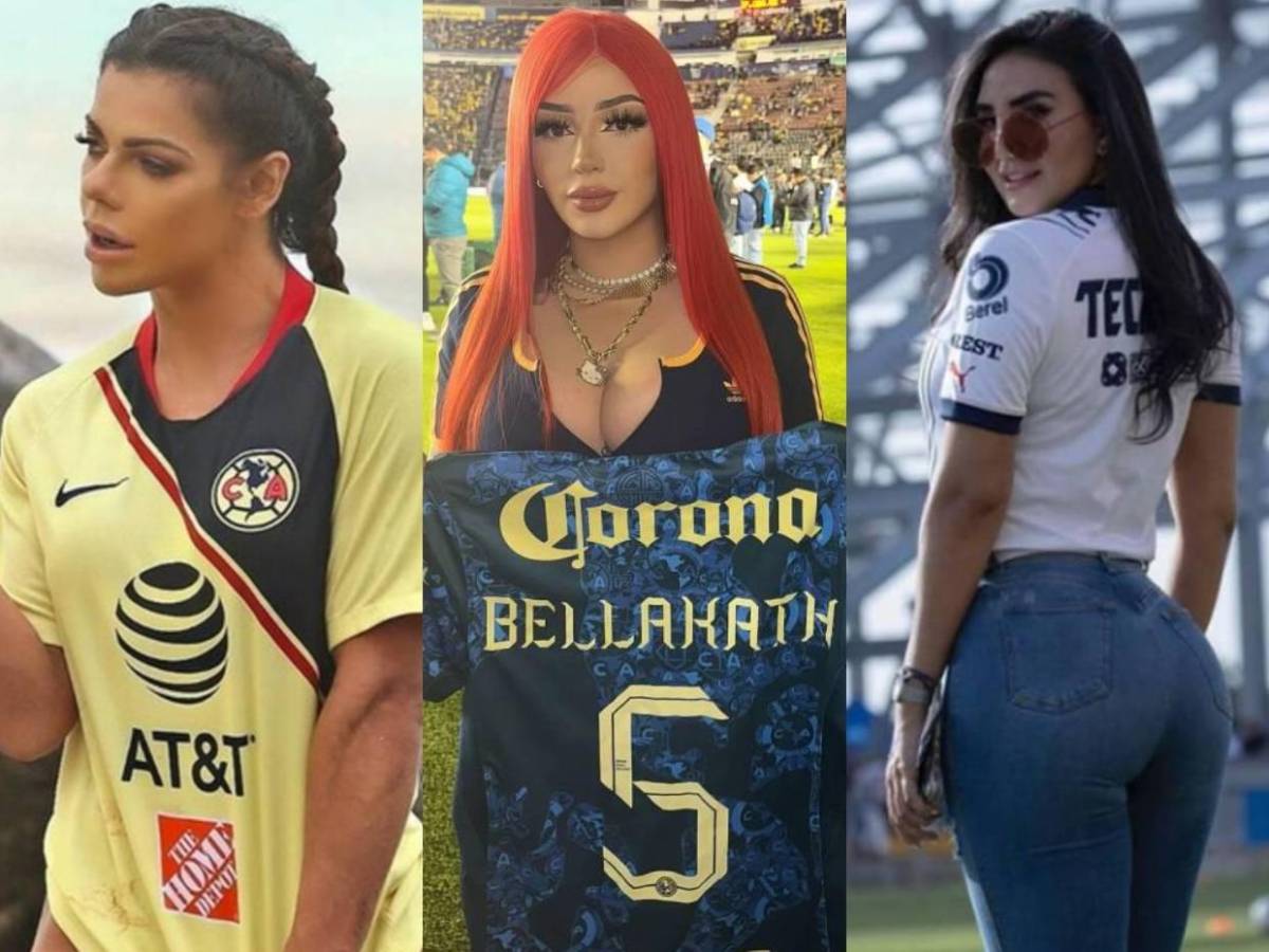 ¡Un espectáculo! Bellas famosas seguidoras de América y Monterrey en final de Liga MX