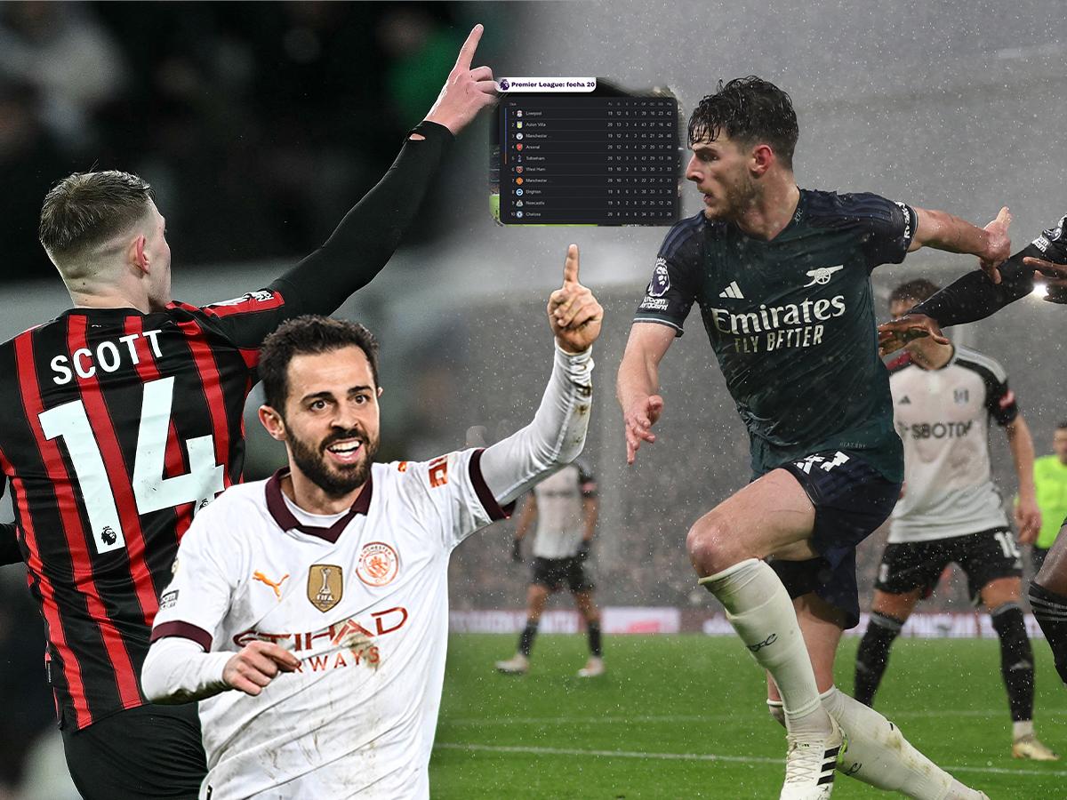 Arsenal se olvida del liderato y Tottenham sonríe: Tabla de posiciones