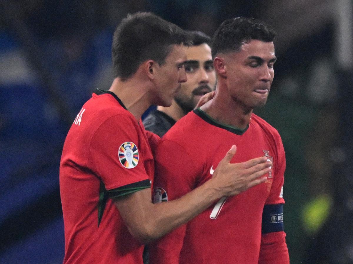Eurocopa 2024: Cristiano Ronaldo falla un penal con Portugal y luego se pone a llorar