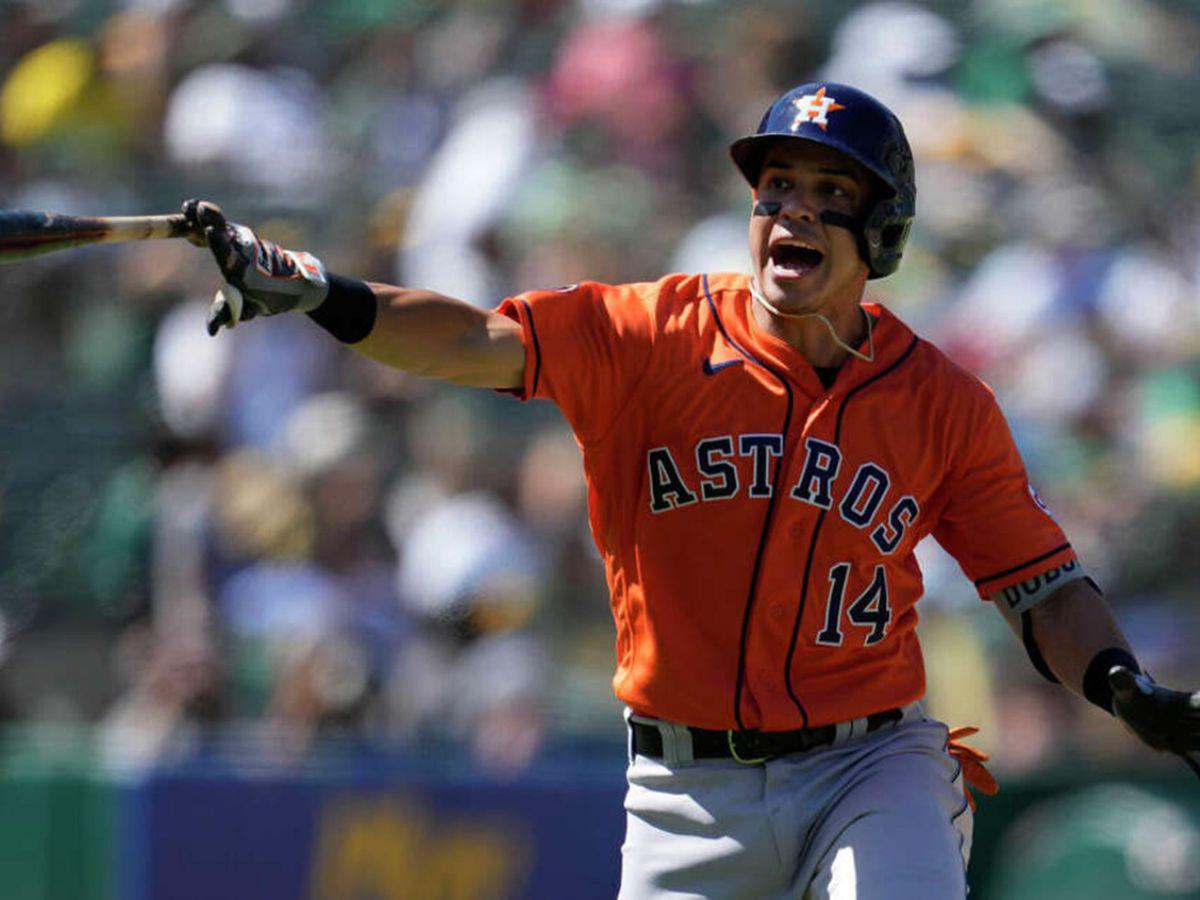 Mauricio Dubón le dio el triunfo a los Astros sobre Oakland con un espectacular jonrón