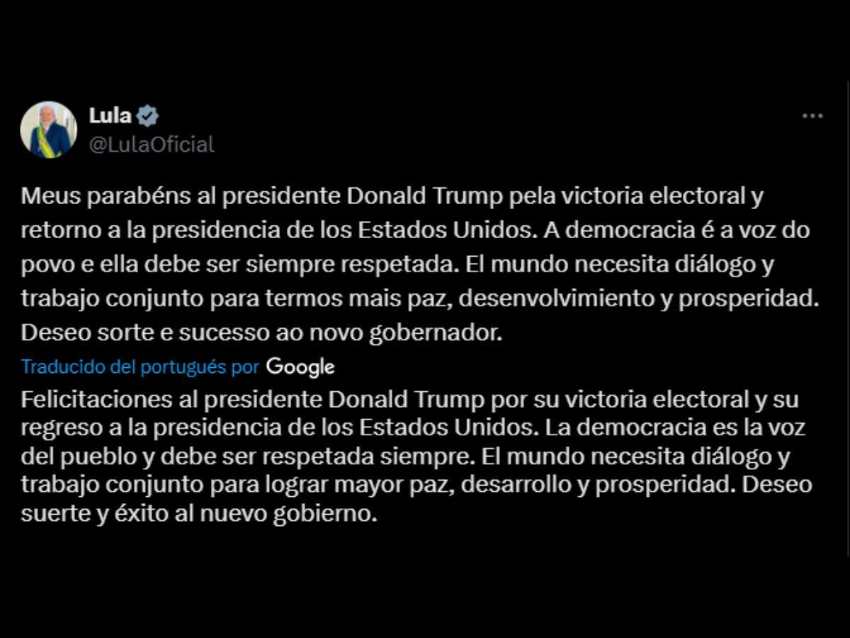 Desde Bukele hasta Castro: Líderes políticos felicitan a Trump tras triunfo electoral en EUA