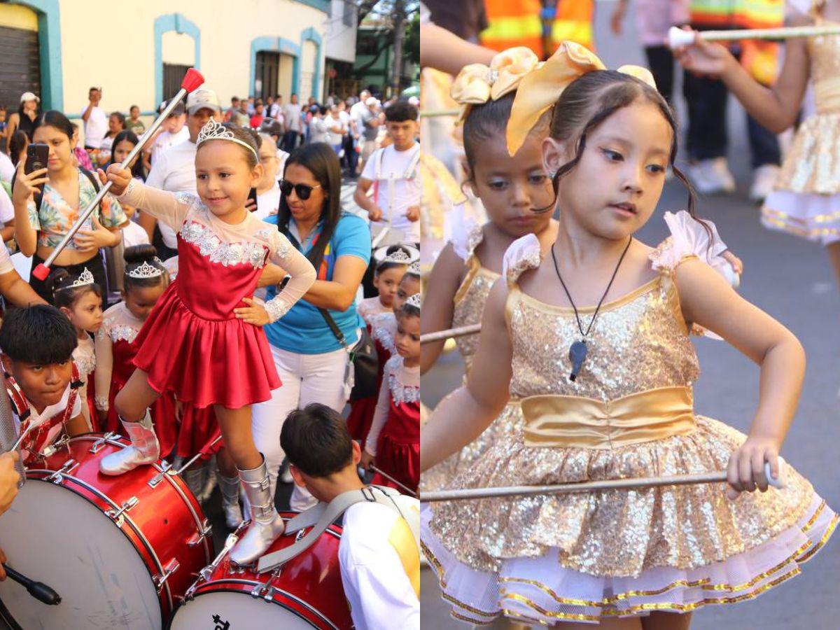 Con música y baile, alumnos de prebásica ponen ambiente en las calles de Comayagüela