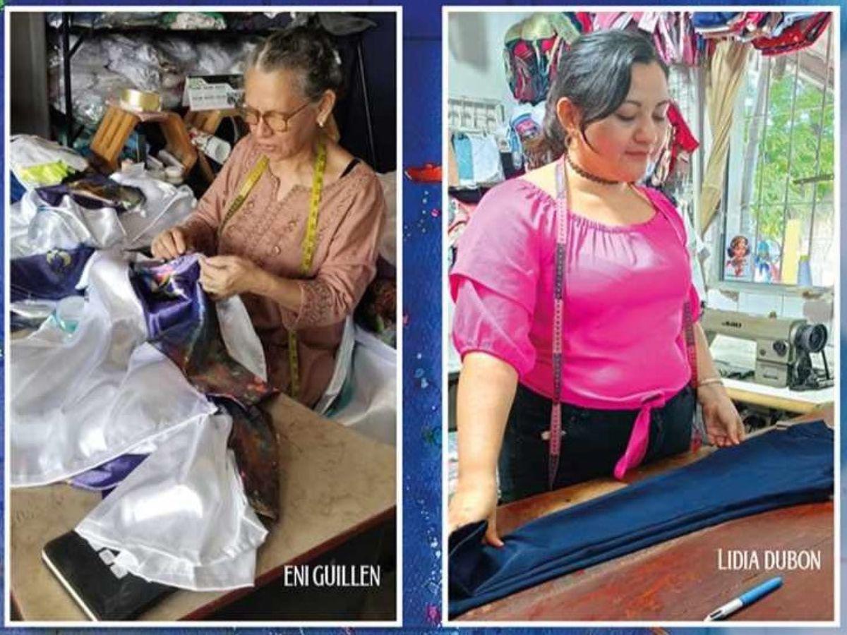 Manos femeninas hondureñas, específicamente de la ciudad de San Pedro Sula, colaboraron en el proyecto.