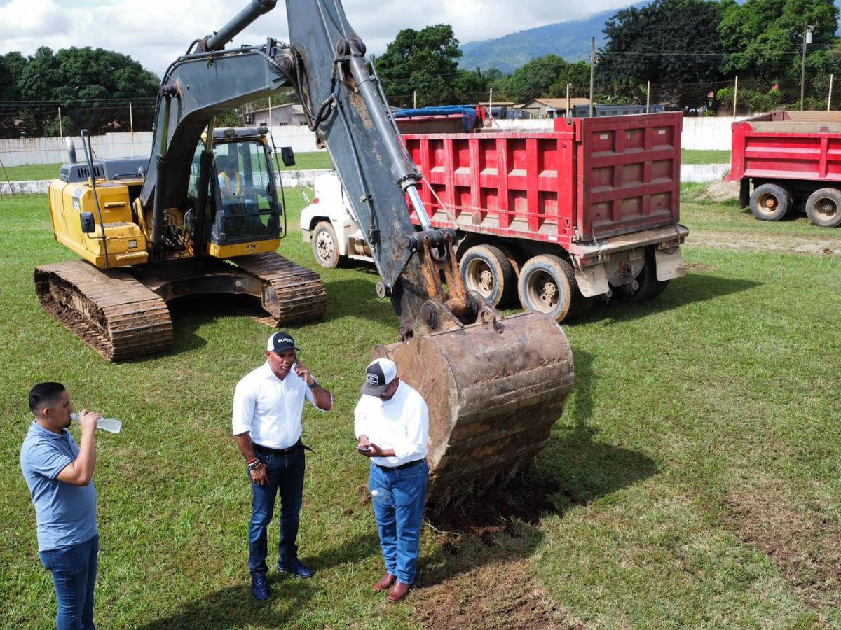 En fotos: Comienza remodelación del estadio Rubén Guifarro de Catacamas y así lucirá