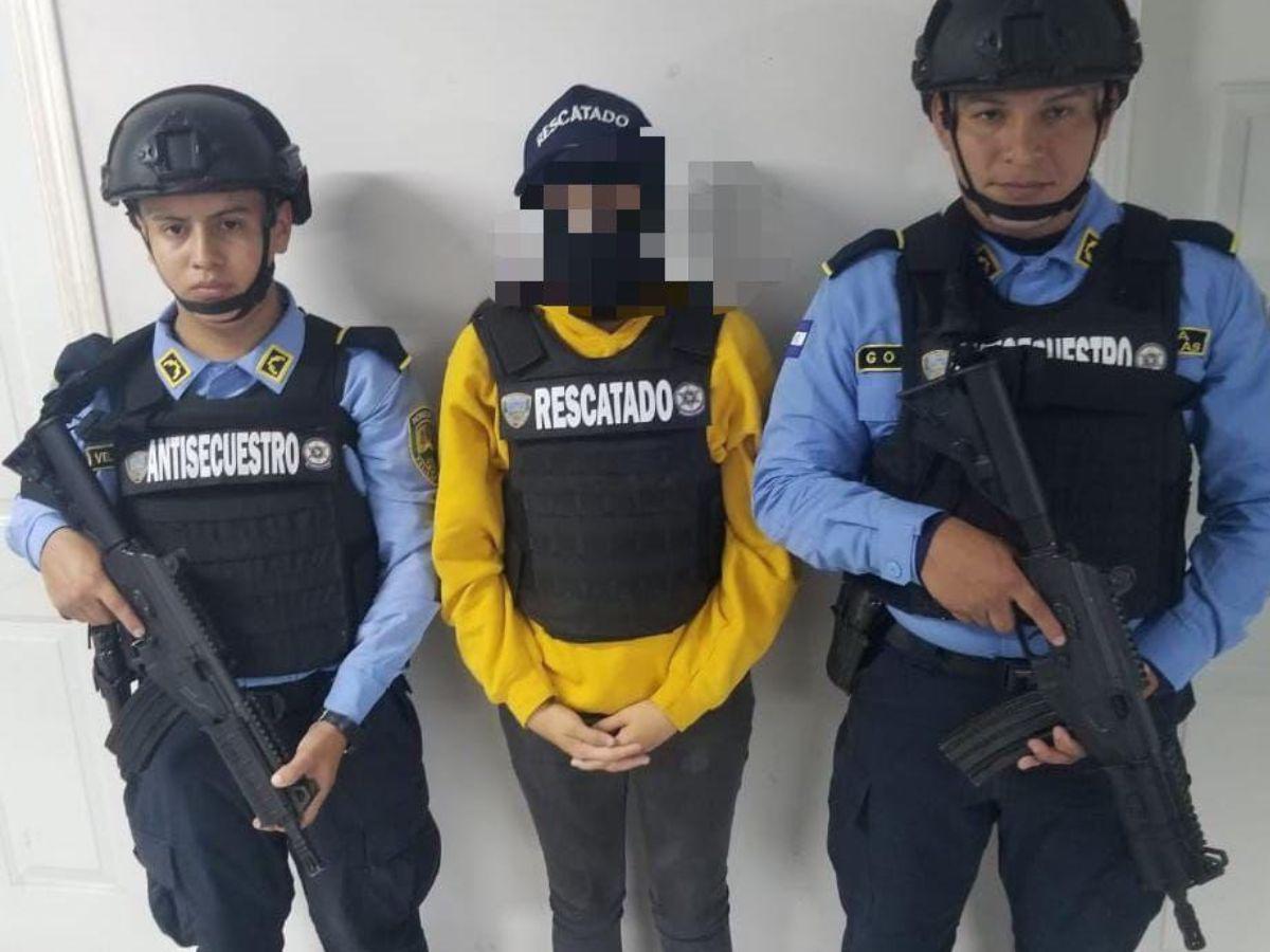 Joven secuestrada es liberada y su captor es detenido en Tegucigalpa; pedían 100 mil lempiras por su rescate