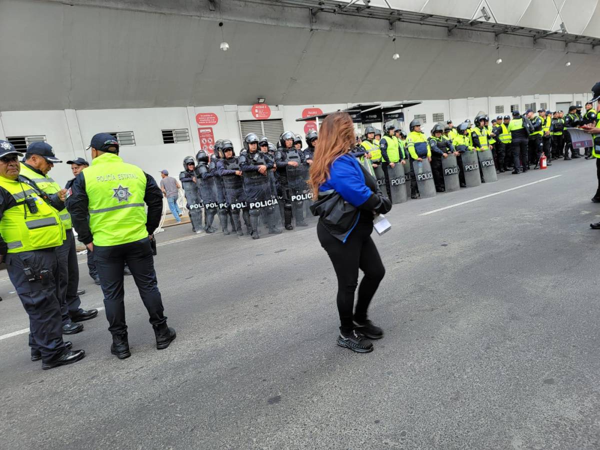 Máxima seguridad en Toluca para el México vs Honduras en el Nemesio Diez