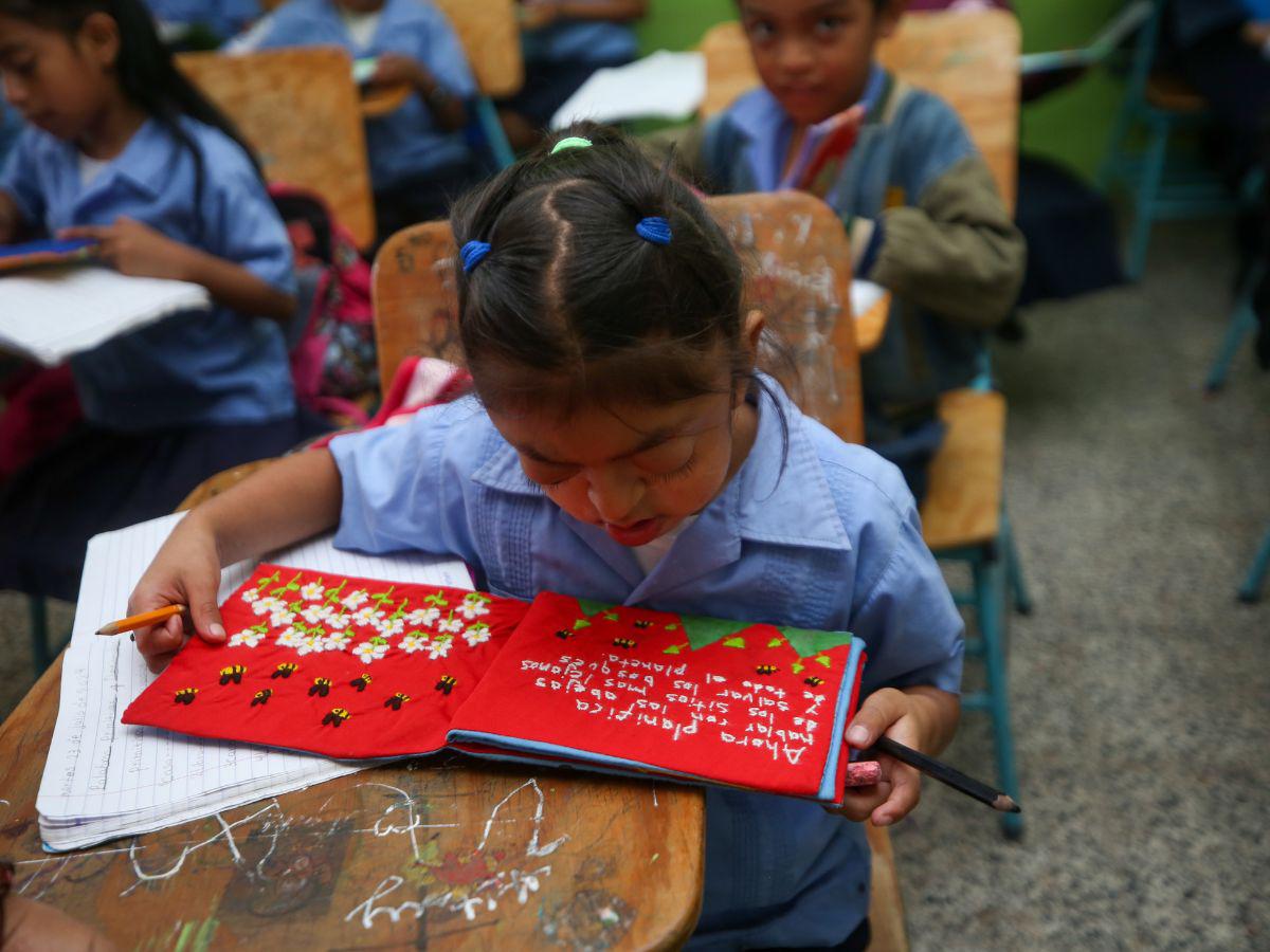 Literatura creativa entre libros artesanales elaborados por manos lencas