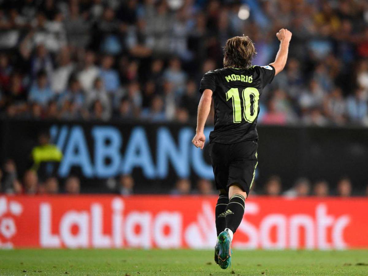 Real Madrid golea 4-1 al Celta en gran exhibición de Modric