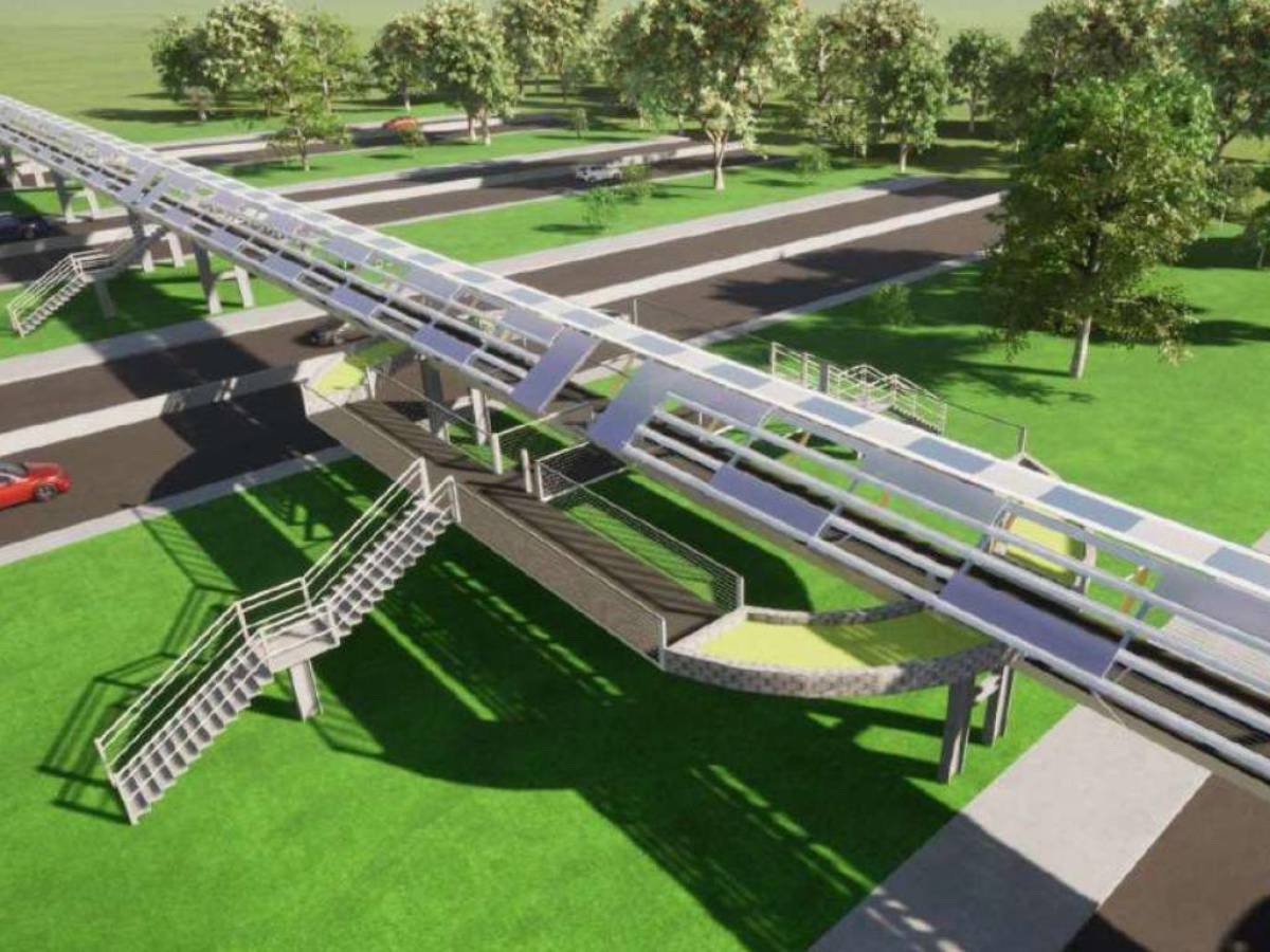 Se construirán cinco modernos puentes peatonales en el Distrito Central