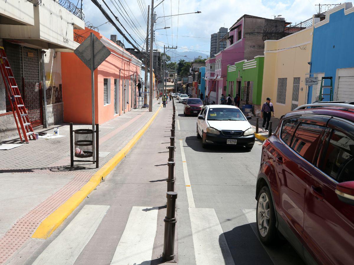 La transformación de la avenida Cervantes en el centro de Tegucigalpa