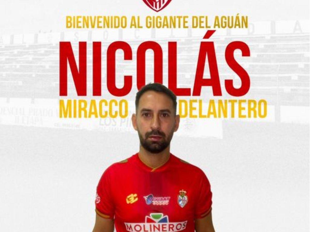 Nicolás Miracco se unió a las filas de la Real Sociedad de Tocoa.