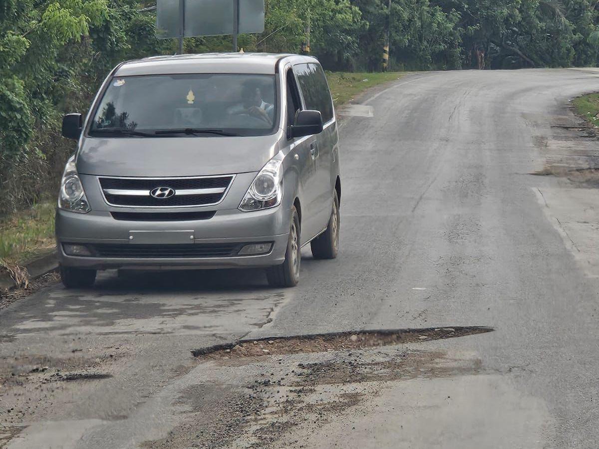 Las condiciones de la carretera son pésimas.