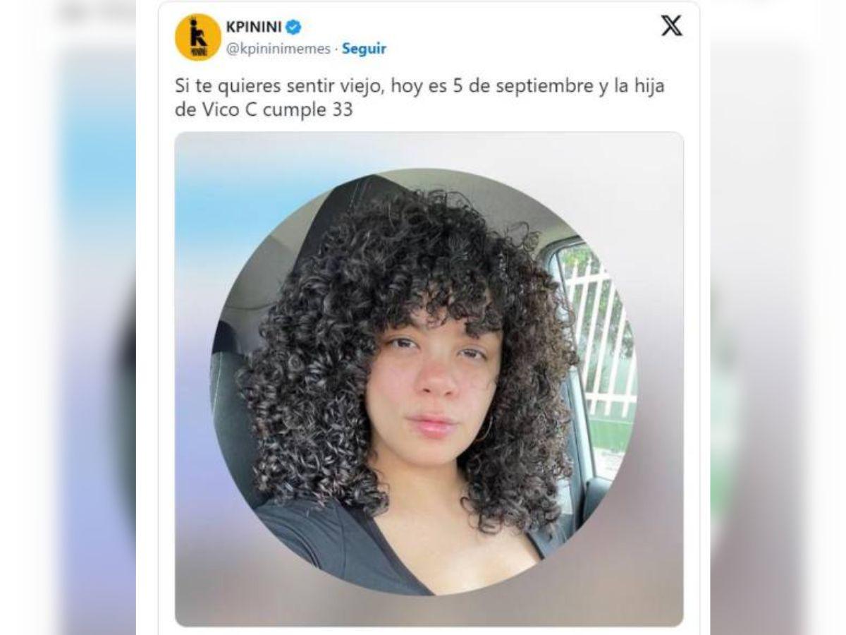 Si hoy es 5 de septiembre, ¿cuántos años cumple la hija de Vico C?: Los memes que dejó este día