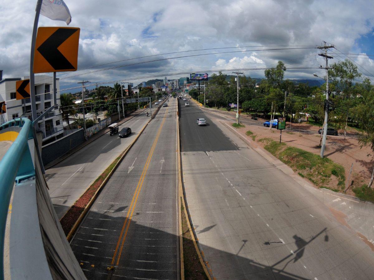 ¡Espectáculo! Sin tráfico, así luce Tegucigalpa durante el Feriado Morazánico