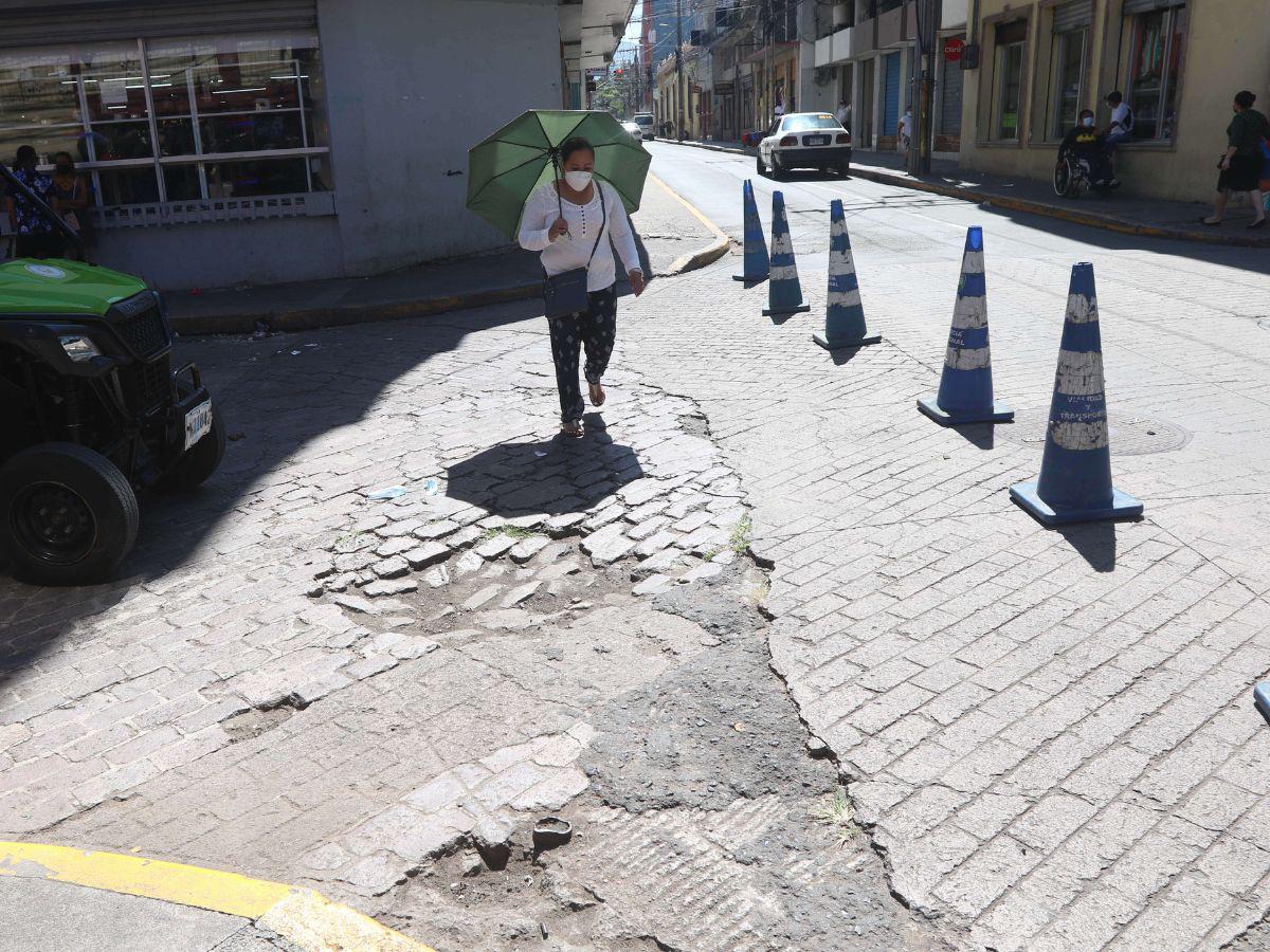 Hoy y mañana estarán cerradas calles y avenidas del centro histórico Tegucigalpa