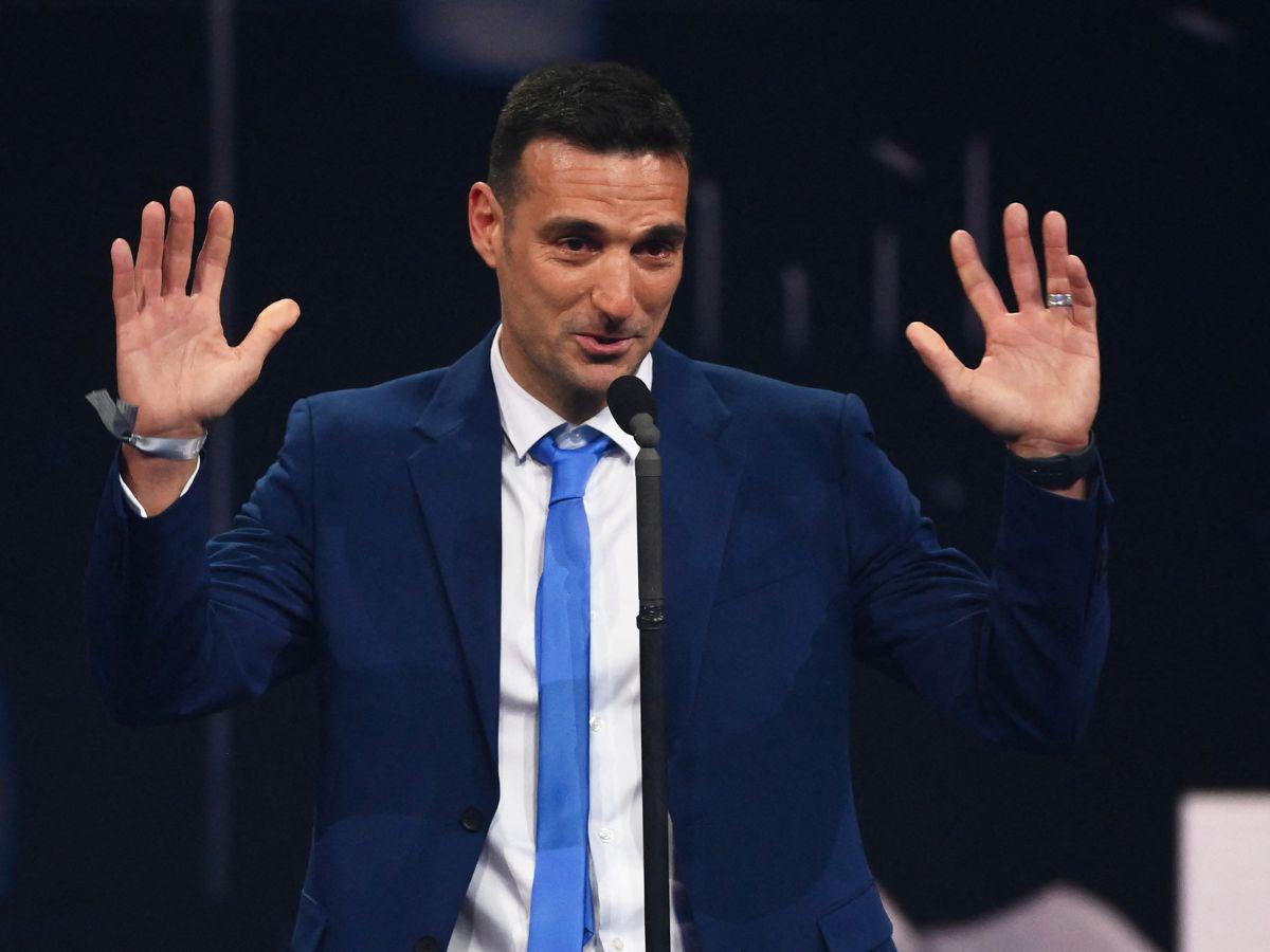 Lionel Scaloni recibe The Best como el Mejor Entrenador de 2022