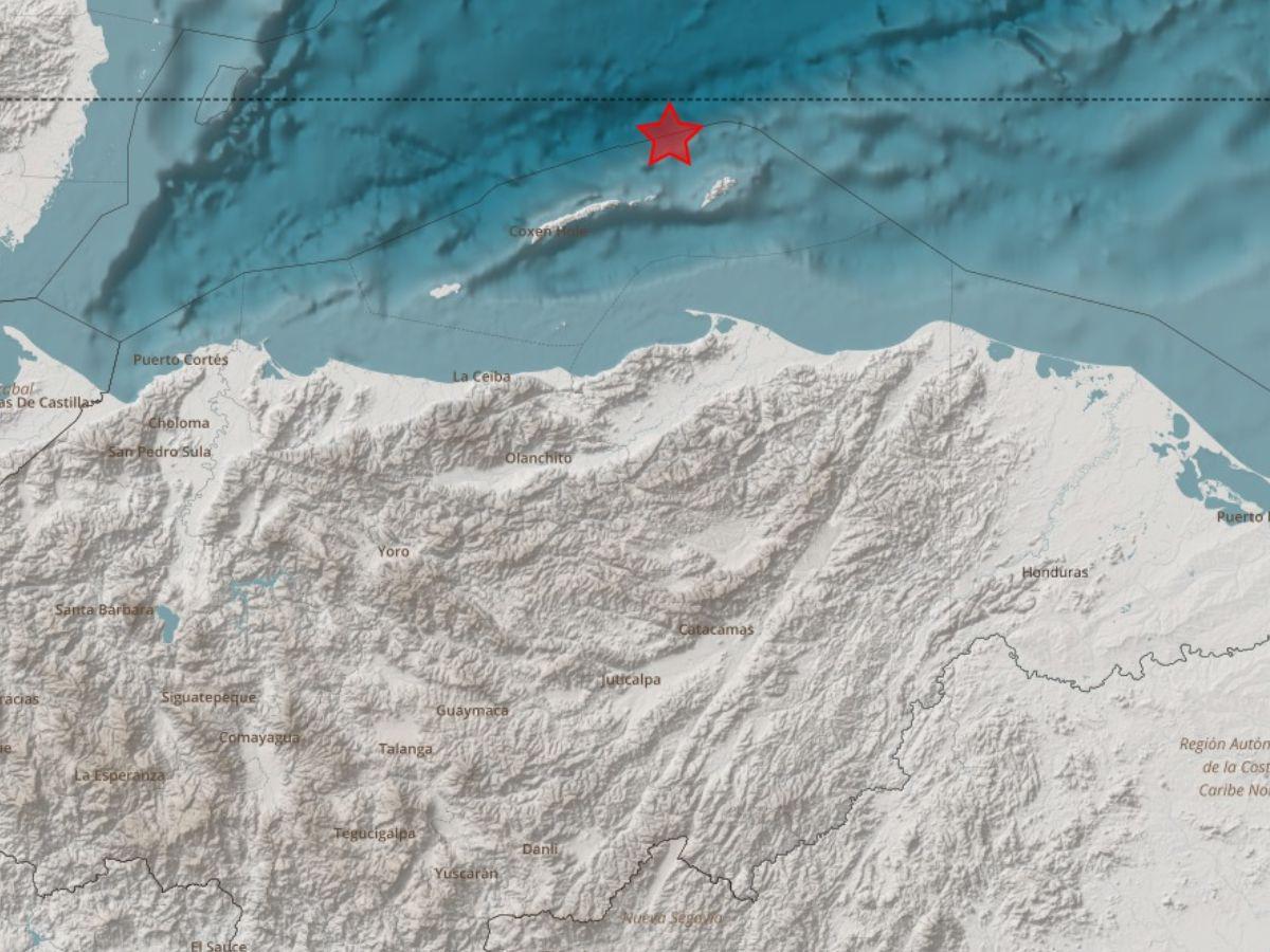 Sismo de 5.9 grados de magnitud sacude el Caribe hondureño