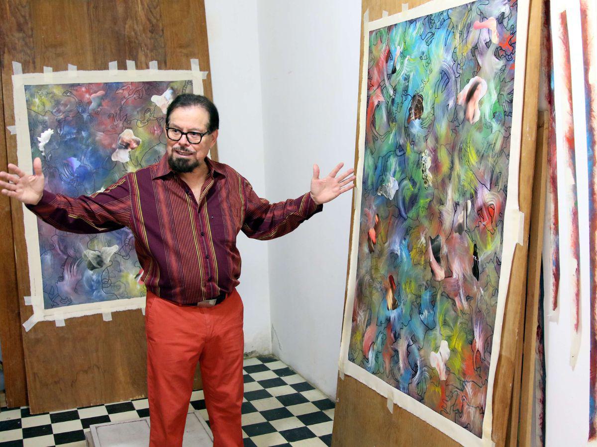 Desde Honduras, Francisco Alvarado exhibe su arte en salas de España y Hungría