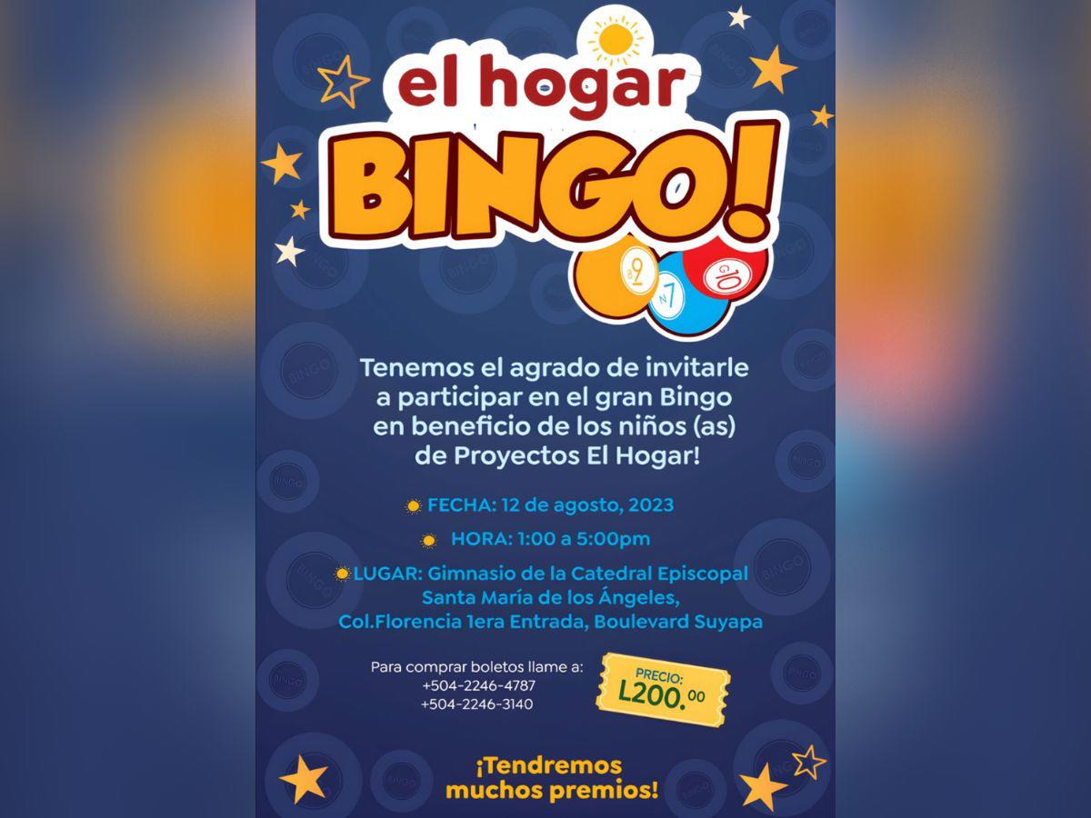 ¡Juega por una causa! Bingo solidario para ayudar a los niños del Hogar de Amor y Esperanza