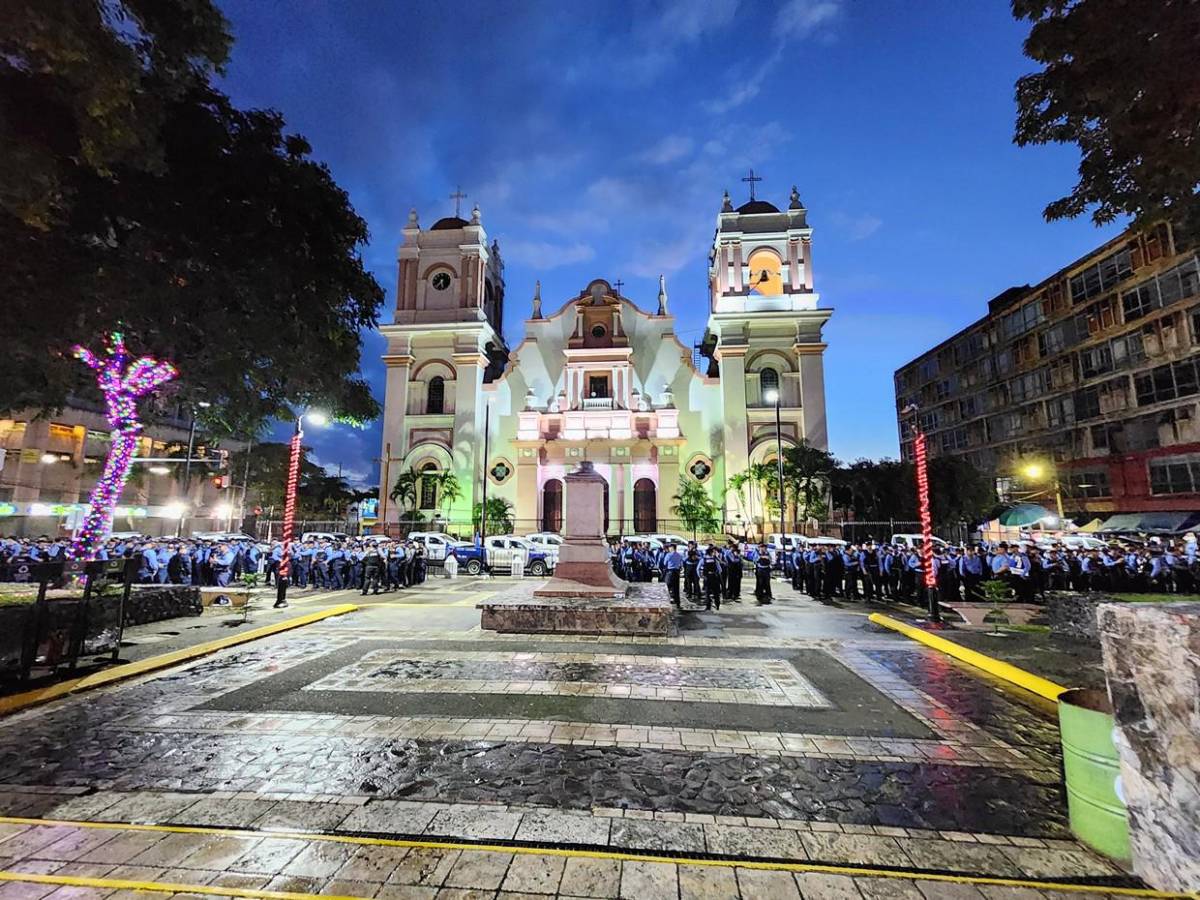 Despliegue policial masivo en el Valle de Sula por Navidad Segura