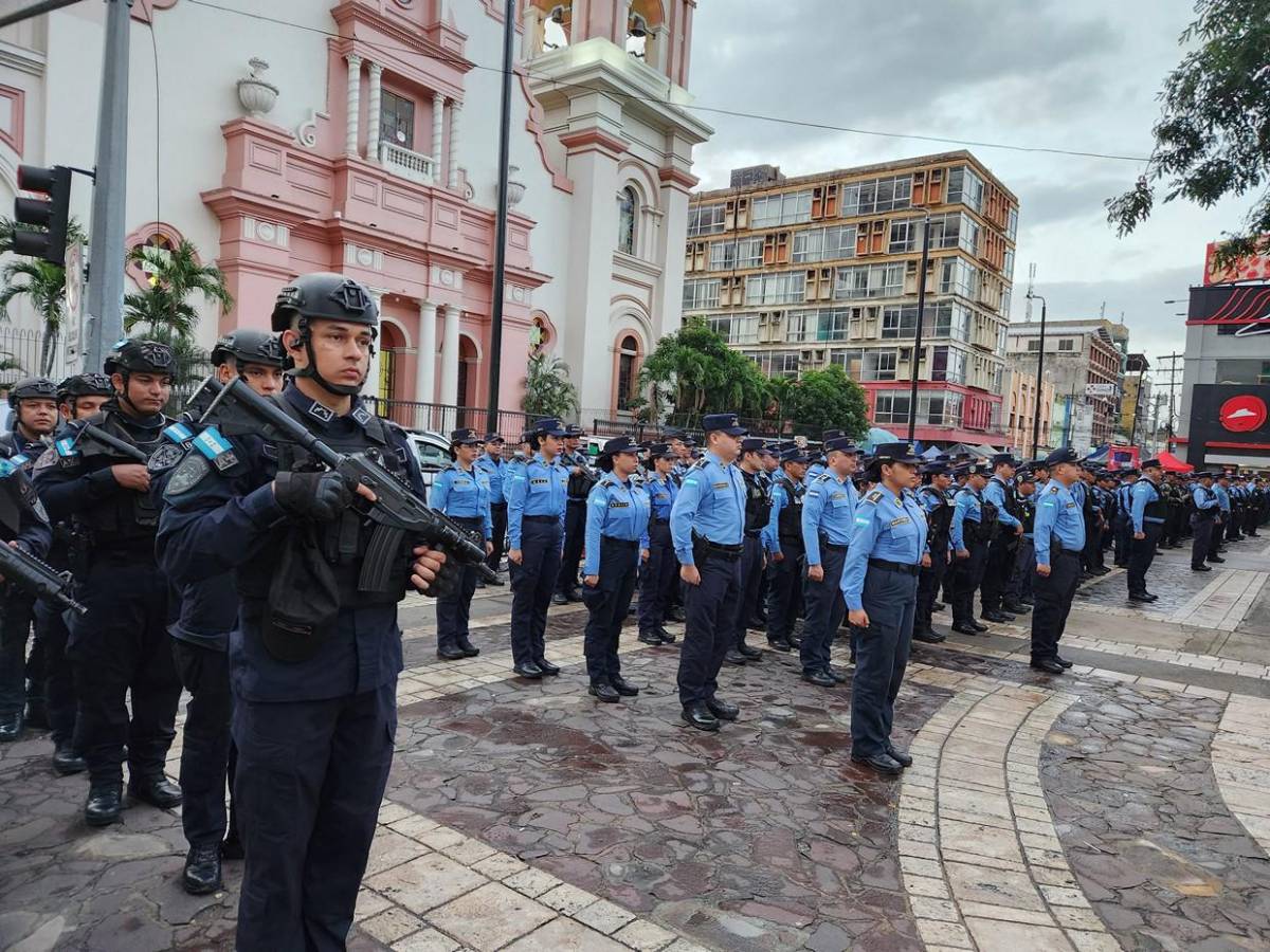 Despliegue policial masivo en el Valle de Sula por Navidad Segura