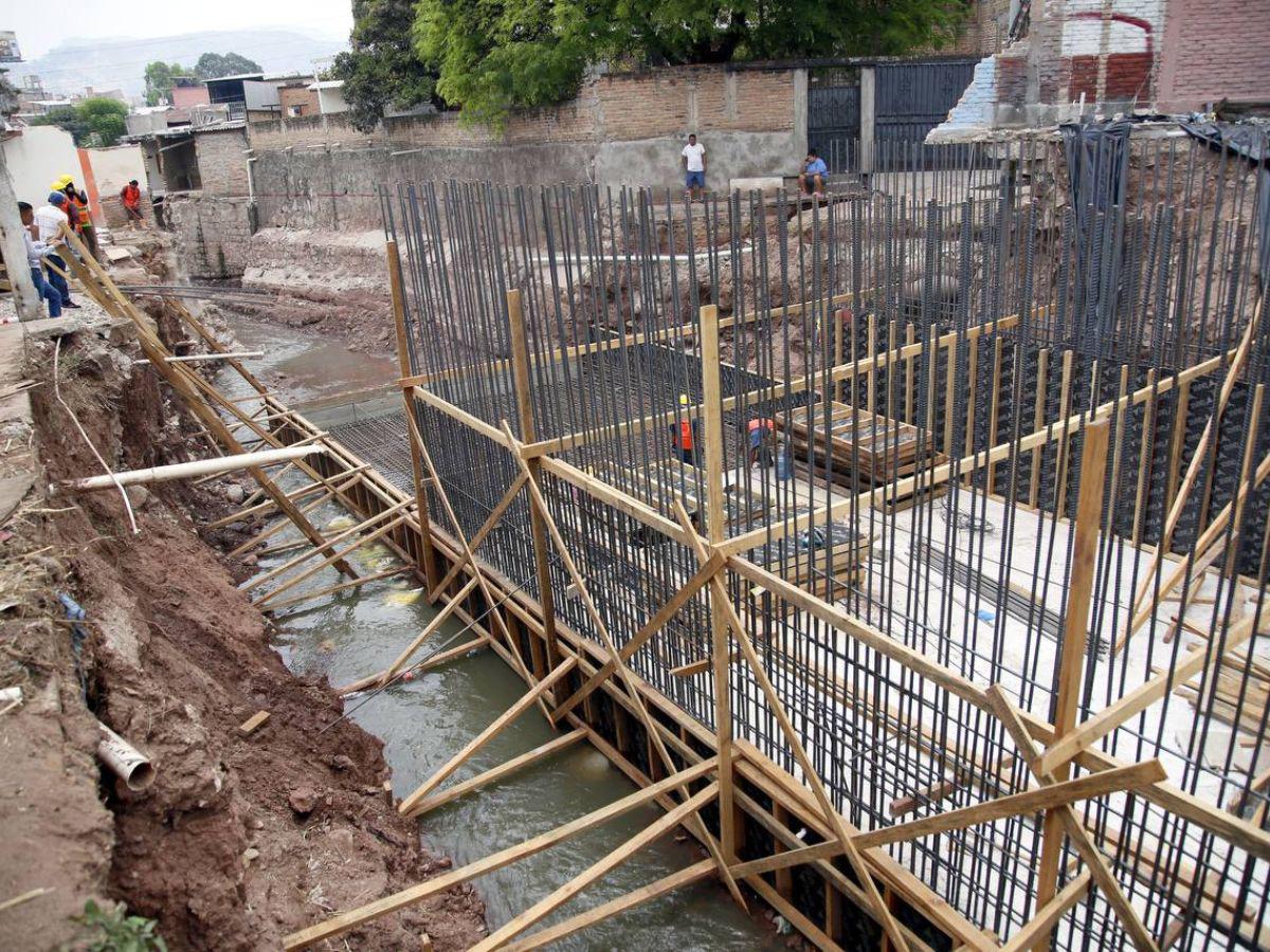 Ya toman forma las obras de mitigación en el sector de Los Jucos