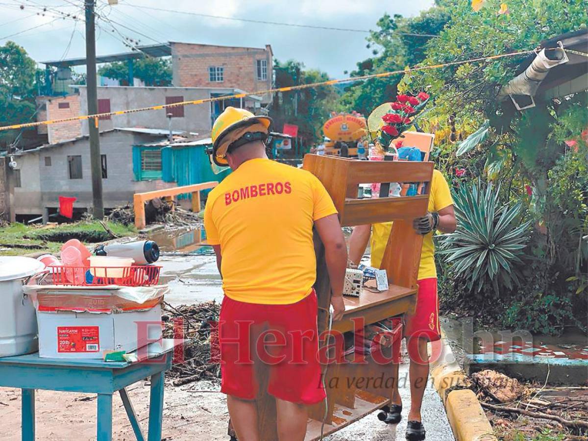 Al menos 150 familias afectadas en la zona central por los aguaceros