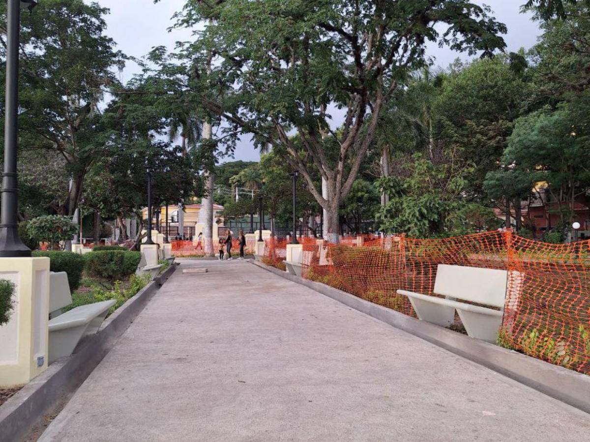 En 95% avanza la restauración del parque La Leona de Tegucigalpa