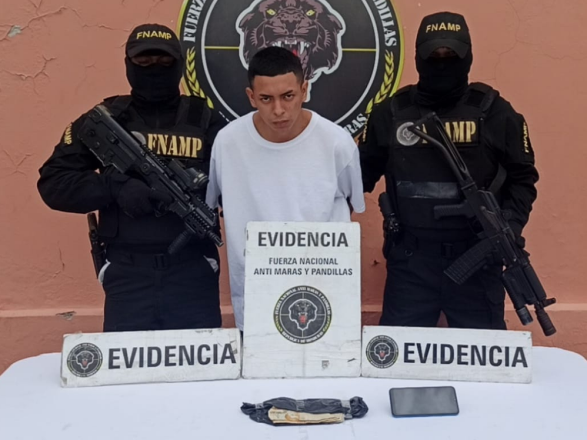 Capturan a “Coraje”, presunto extorsionador de la pandilla 18, en la capital