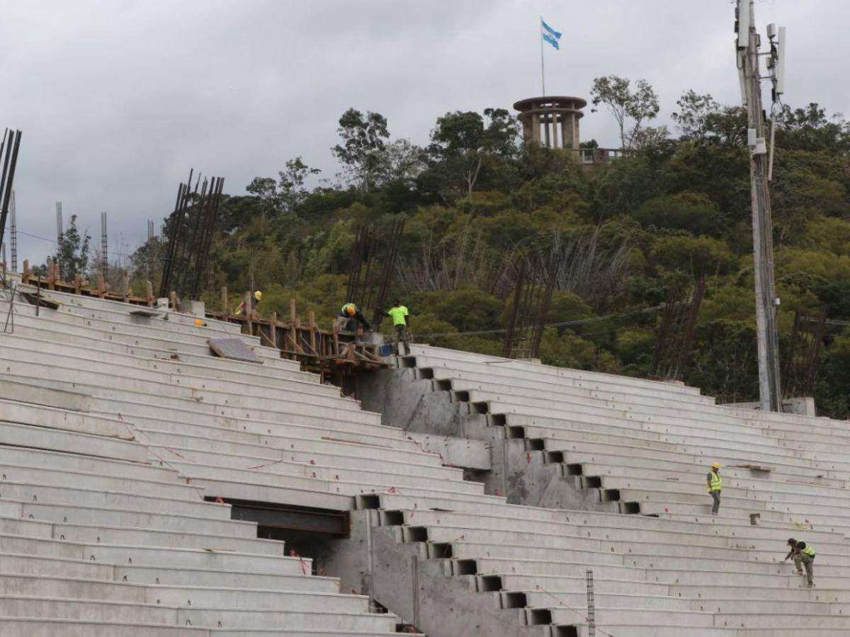 Así van las obras en nueva gradería del Estadio Nacional y su alto costo