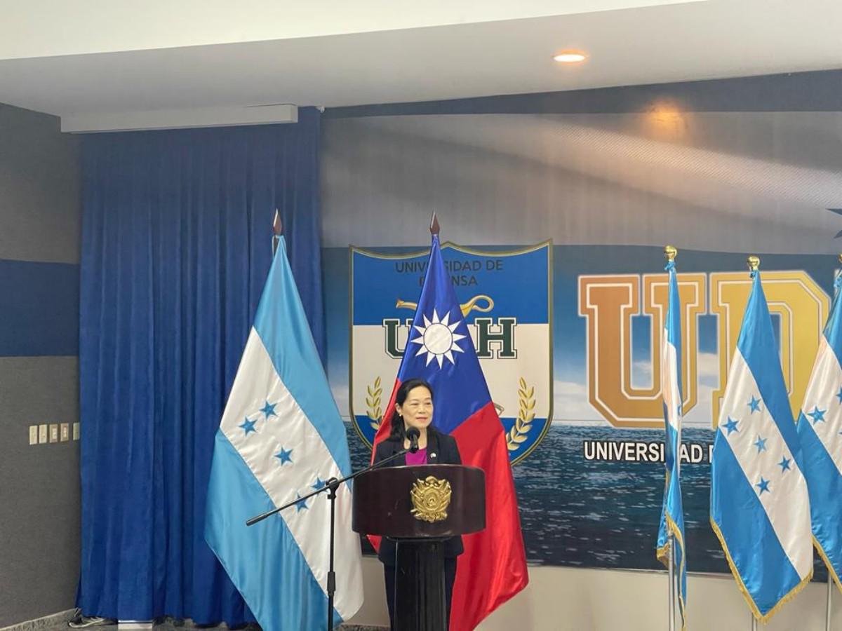 La Embajadora de la República de China (Taiwán), Vivia Chan, reiteró el compromiso de su país con Honduras.