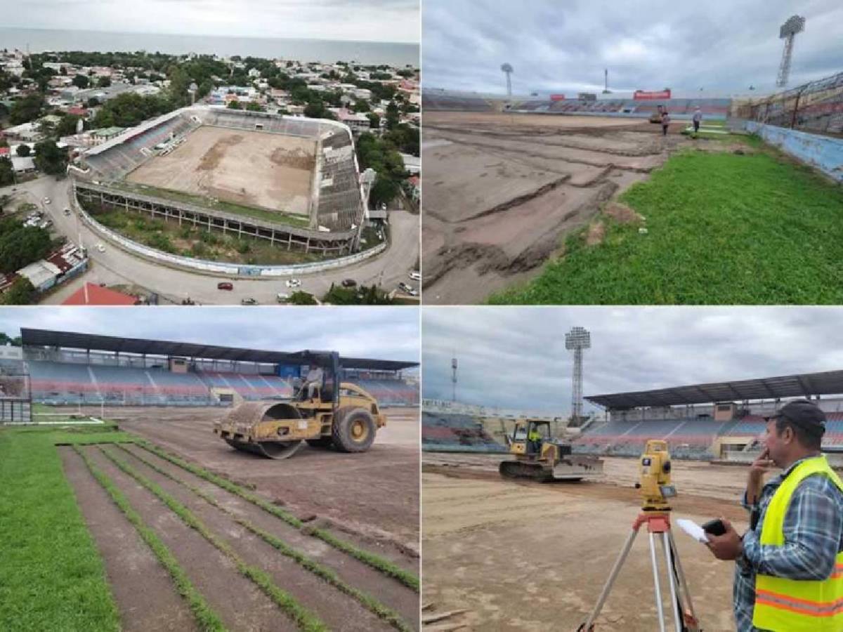 Estadios de Honduras que fueron renovados y este fue el resultado final: Son una belleza