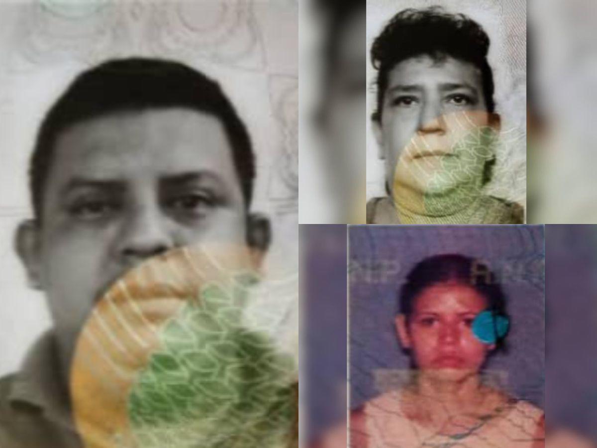 Imágenes de los Documentos Nacionales de Identificación (DNI) de los tres fallecidos.