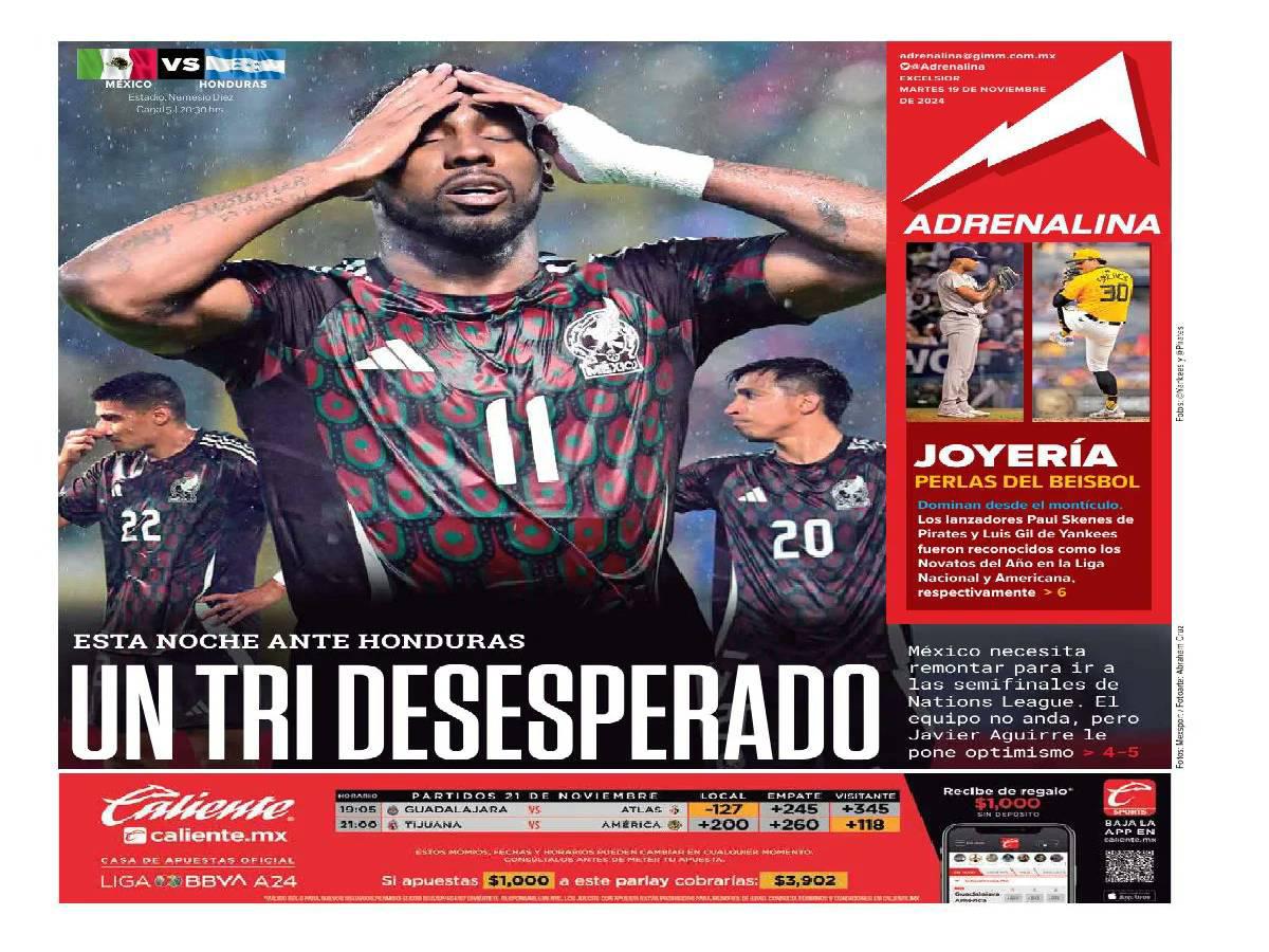 “Será un infierno” Esto dicen las portadas de medios mexicanos previo al partido ante Honduras