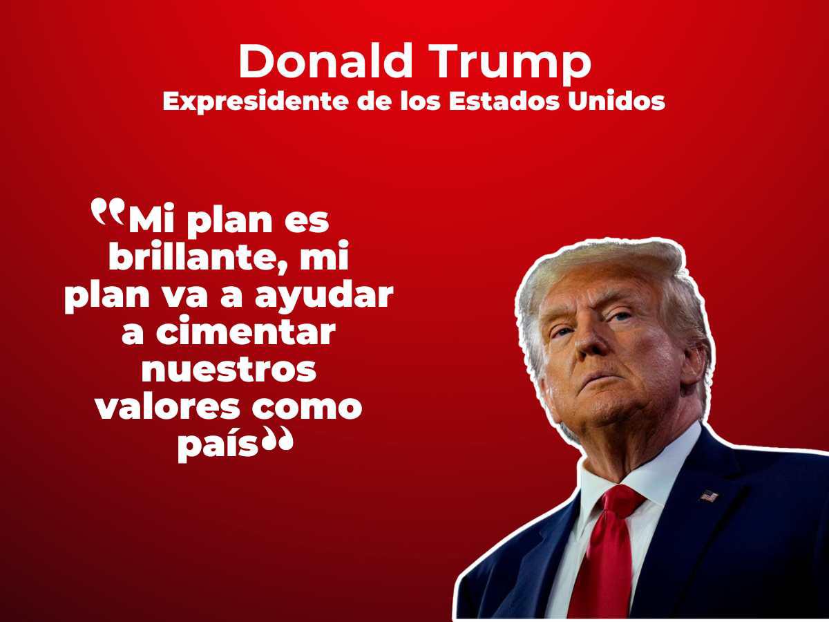 Las frases de Donald Trump durante el debate presidencial 2024