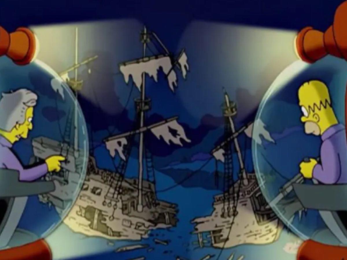 La predicción de Los Simpson sobre el sumergible que se perdió en expedición hacia el Titanic