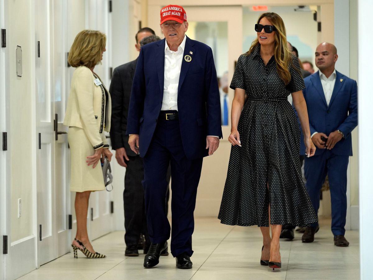 Look de Melania y Donald Trump en el día de las elecciones de EUA