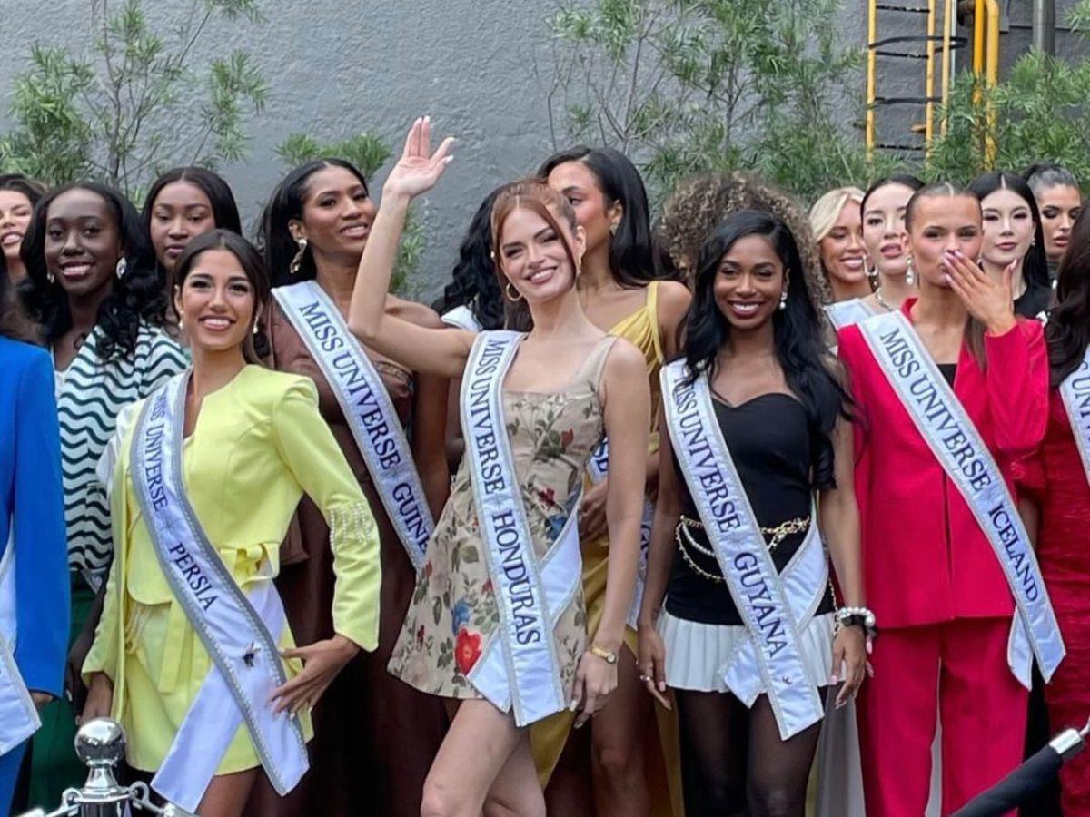 Miss Honduras, Stephanie Cam, se une a candidatas a Miss Universo 2024 en México