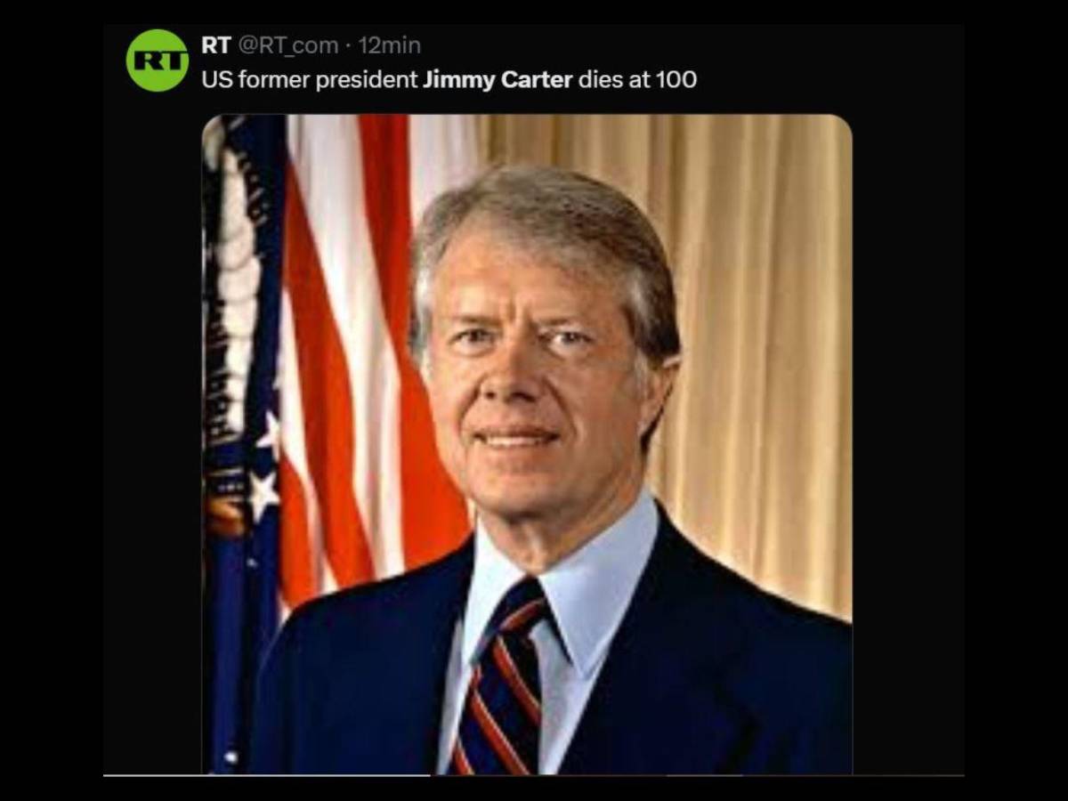 Así informa el mundo la muerte de Jimmy Carter, expresidente de EUA