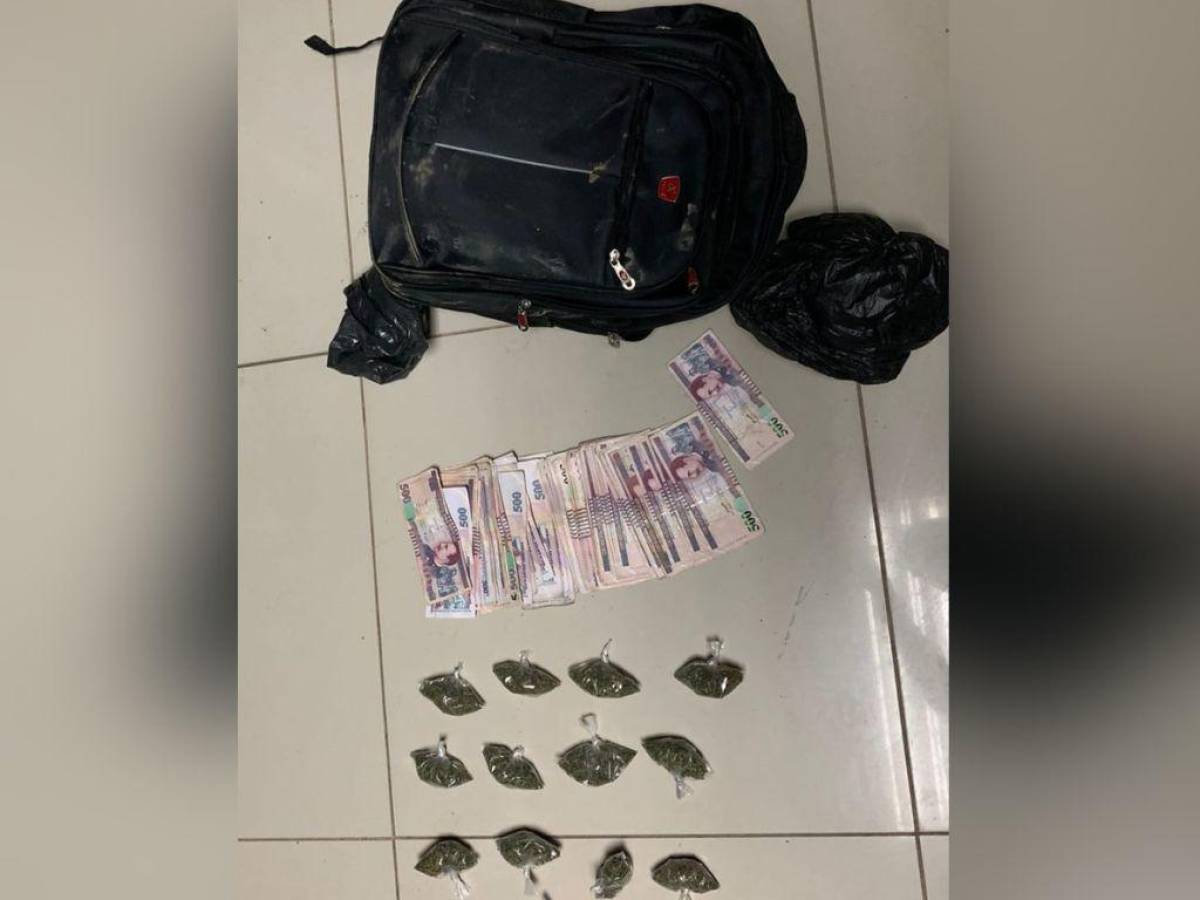 En posesión de droga y 70 mil lempiras capturan a supuesto asaltante en Comayagua