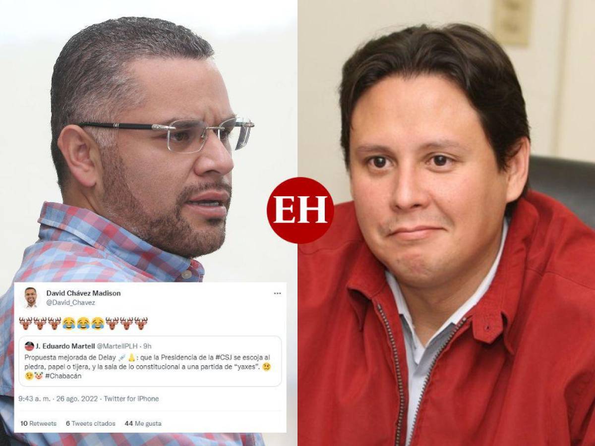 Dimes y diretes entre David Chávez y Eduardo Martell en redes por elección de magistrados de la CSJ
