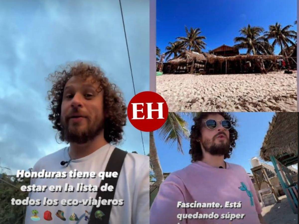 “Honduras tiene que estar en la lista de los ecoviajeros”: Luisito Comunica fascinado por la belleza del país