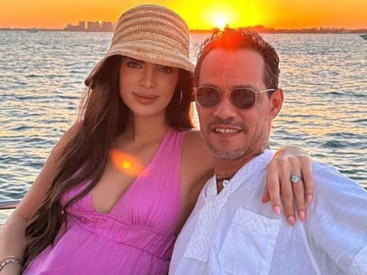 Marc Anthony y Nadia Ferreira anuncian el nacimiento de su bebé