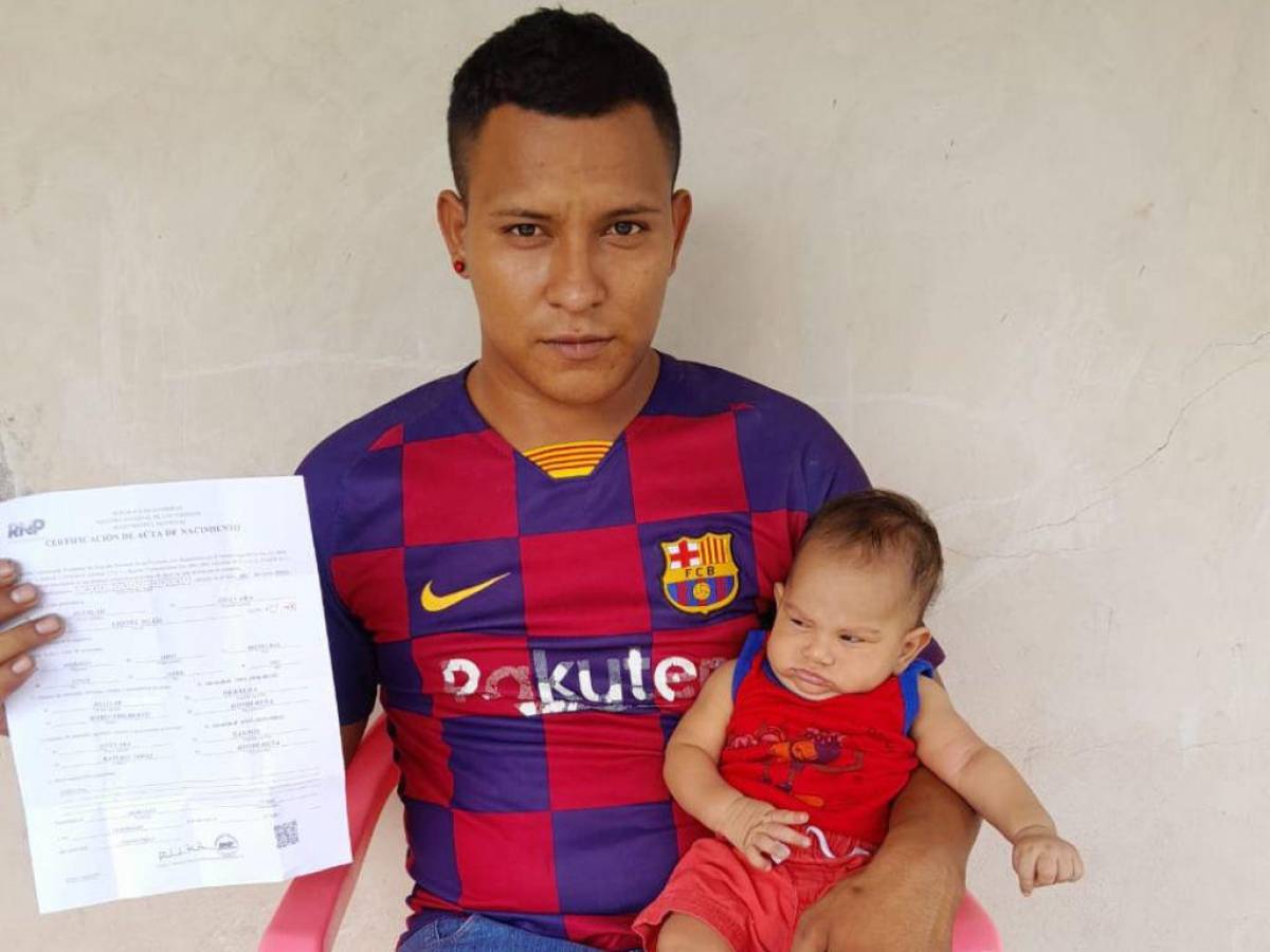 Hondureño nombra a su hijo recién nacido Lionel Messi en honor al astro argentino