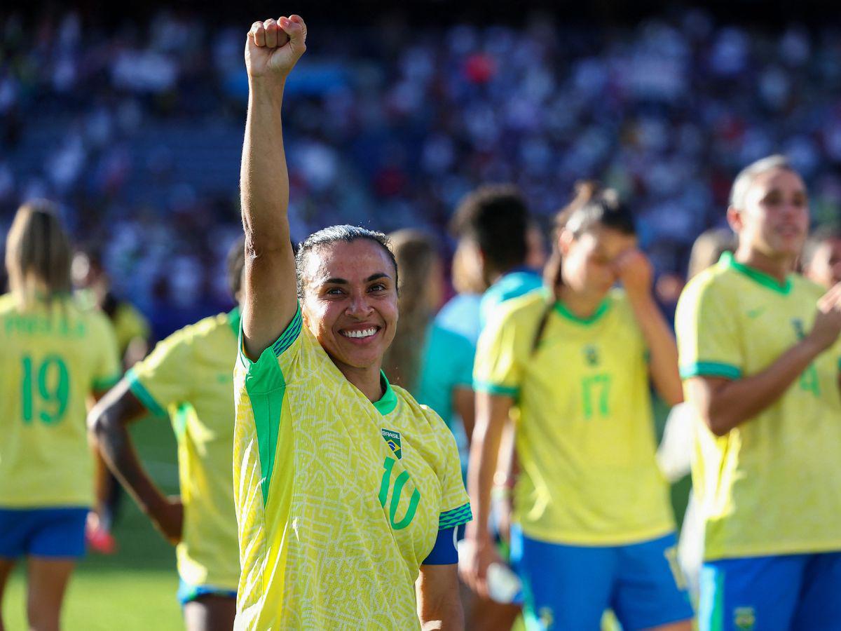 Marta cerró su carrera con la Selección de Brasil sin poder conseguir el oro olímpico.