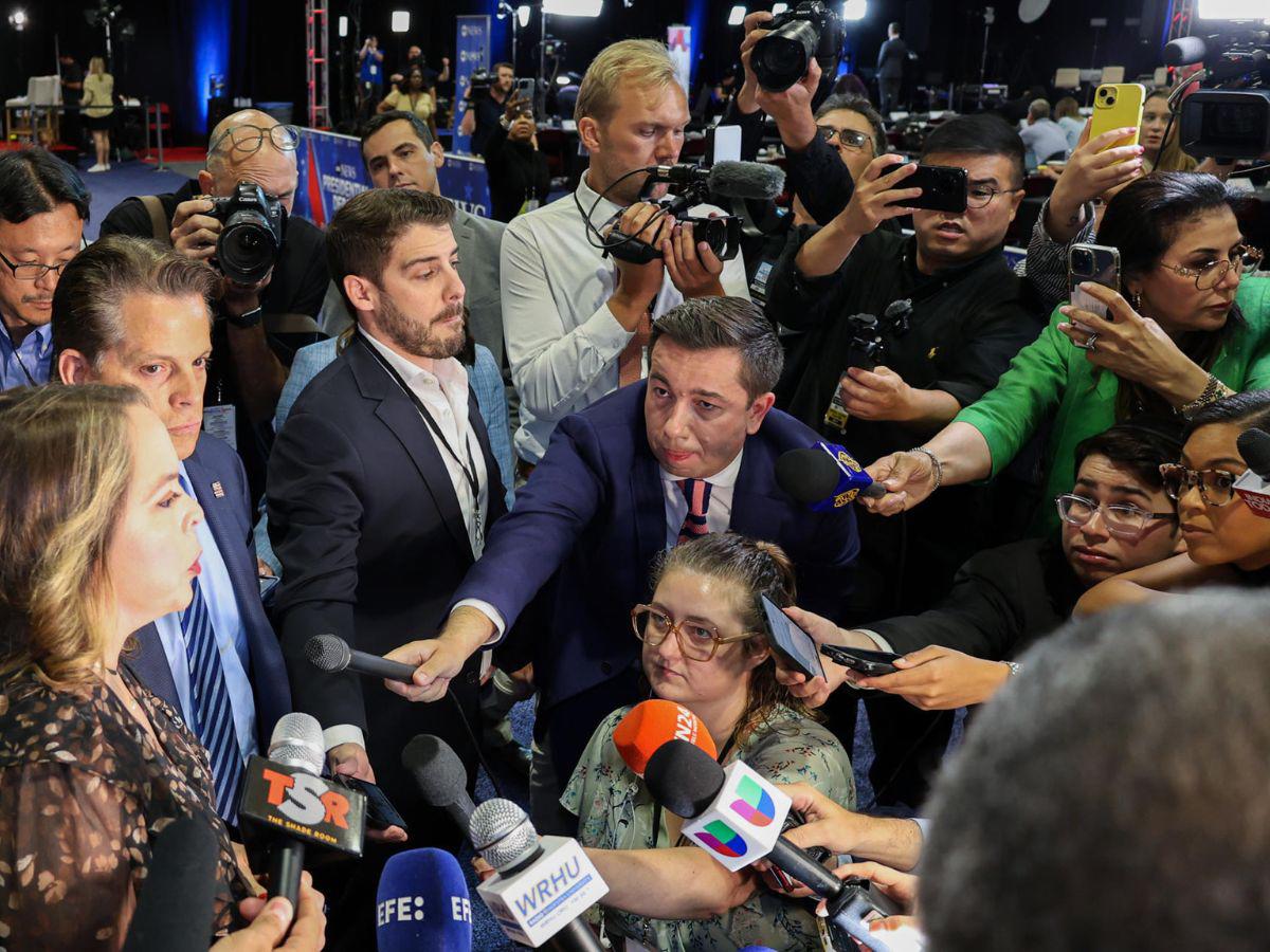 Ambiente en Filadelfia previo al debate presidencial entre Harris y Trump