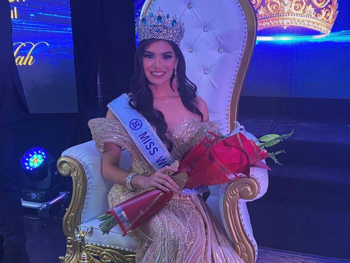 Ella es Izza Sevilla, la ceibeña que representará a Honduras en Miss Mundo 2025