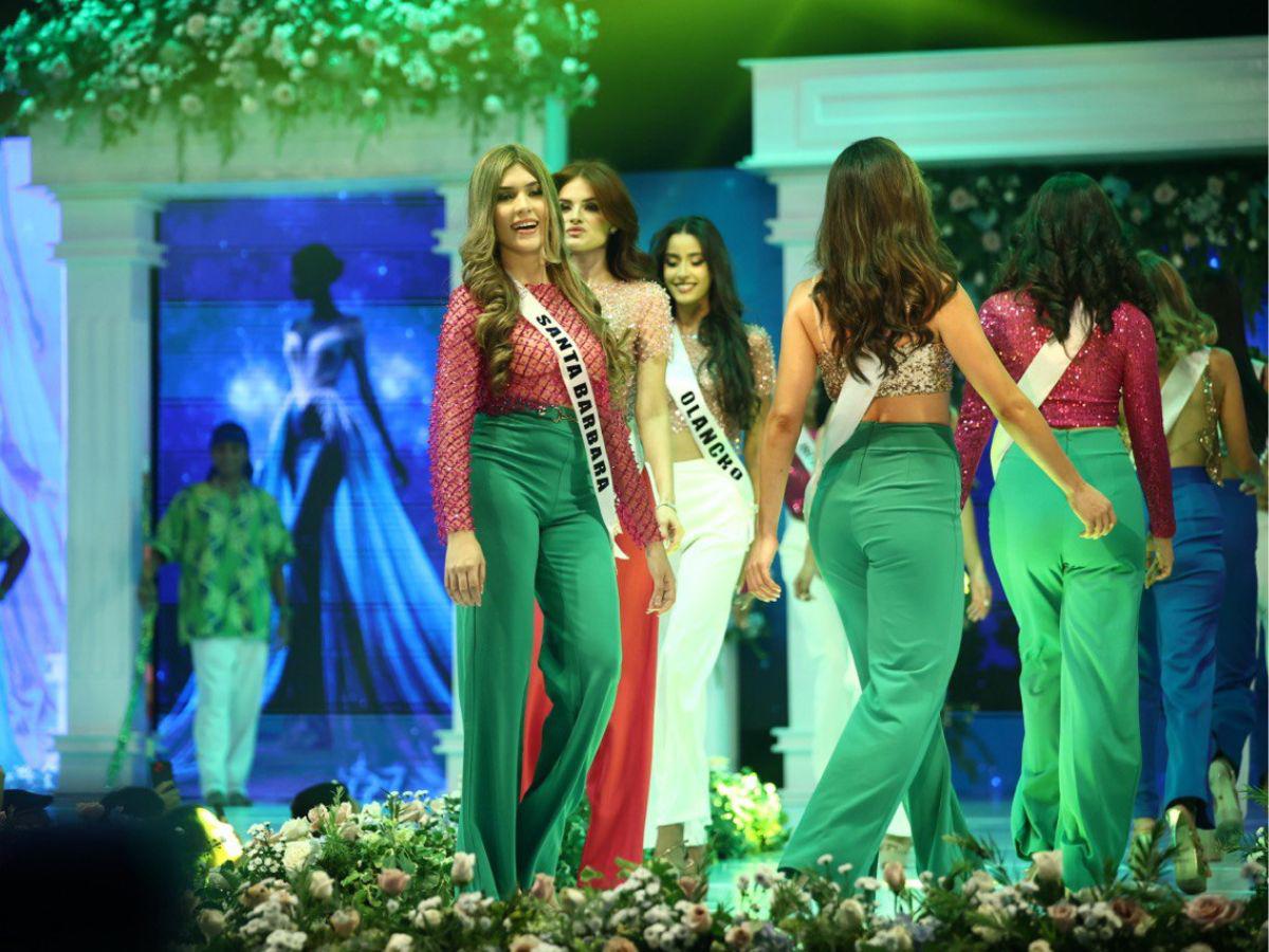 ¡Hermosas! Así fue el primer desfile de las candidatas al Miss Honduras Universo 2024