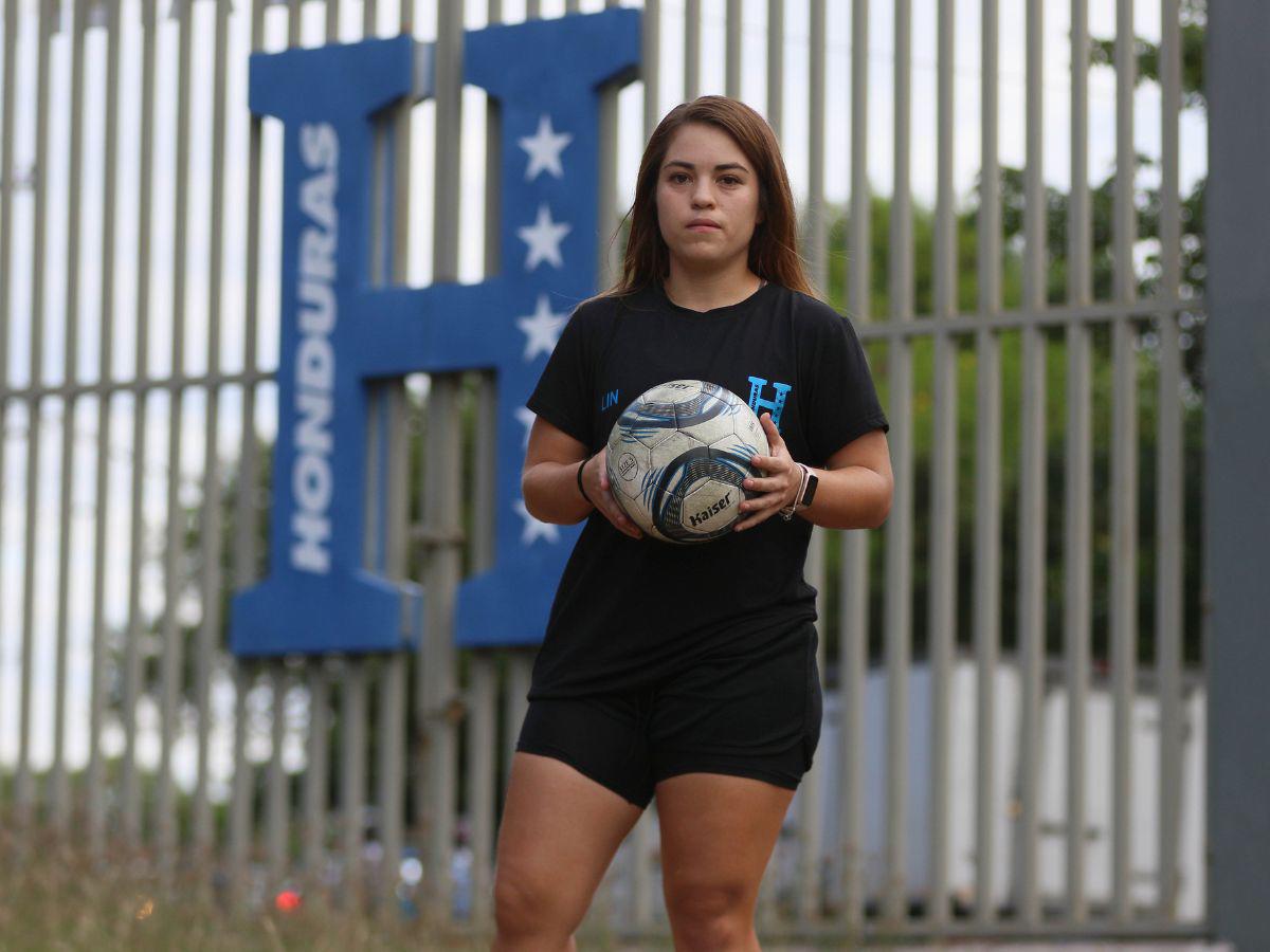 Linda Moncada, la madre de mellizos que sueña con clasificar a Honduras a la Copa Oro femenina